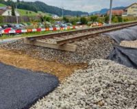 Recycling-Bahnschotter für BLS
